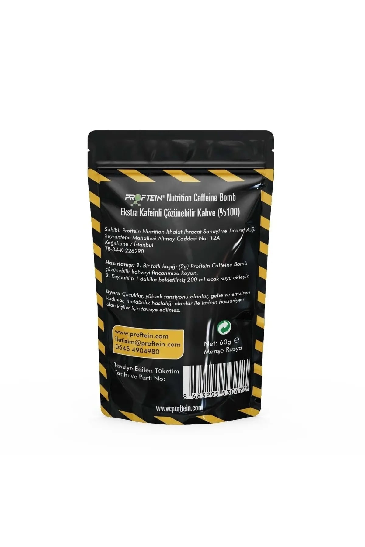 CAFFEINE BOMB 60gr - enerji