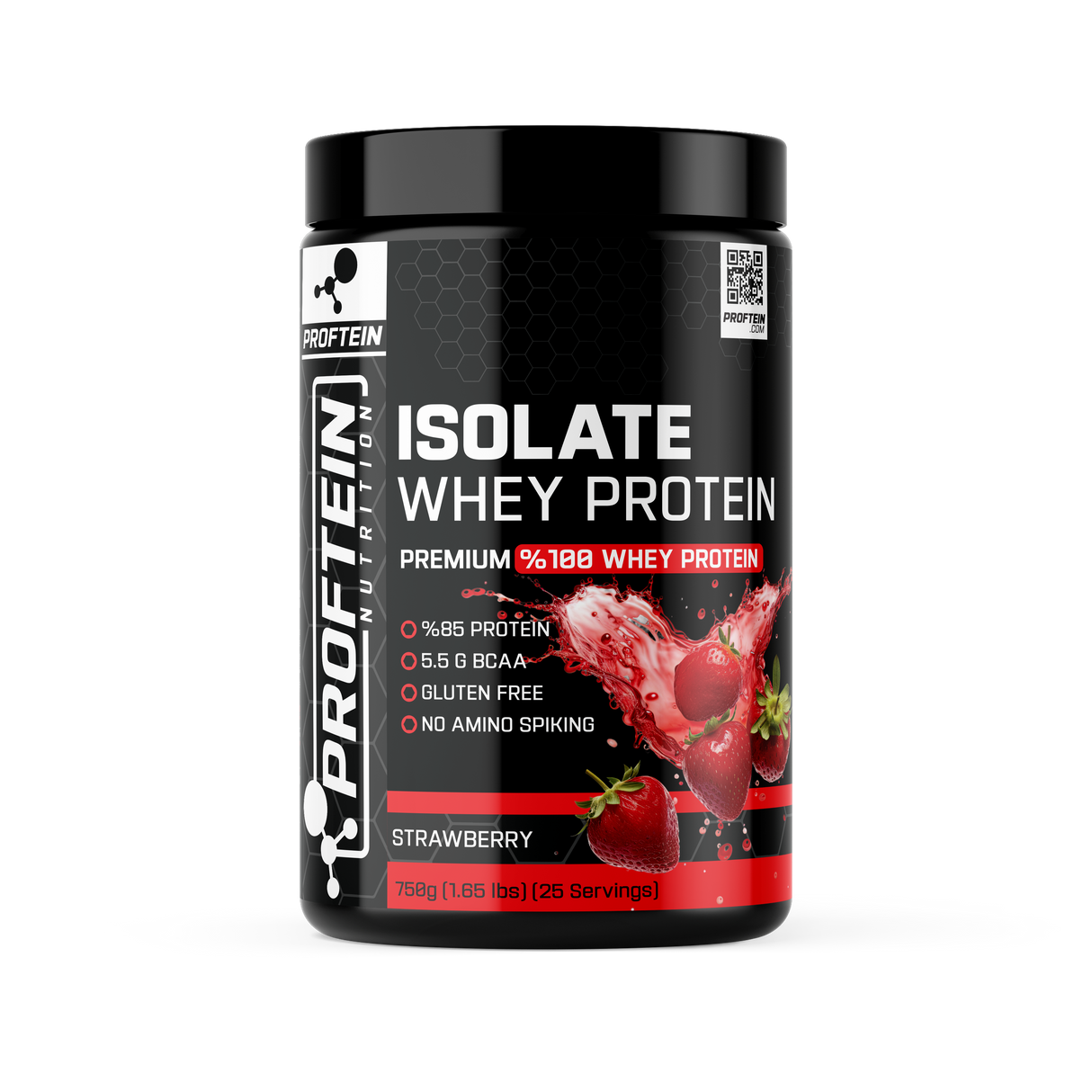WHEY PROTEIN ISOLATE 750 gr - STRAWBERRY - protein