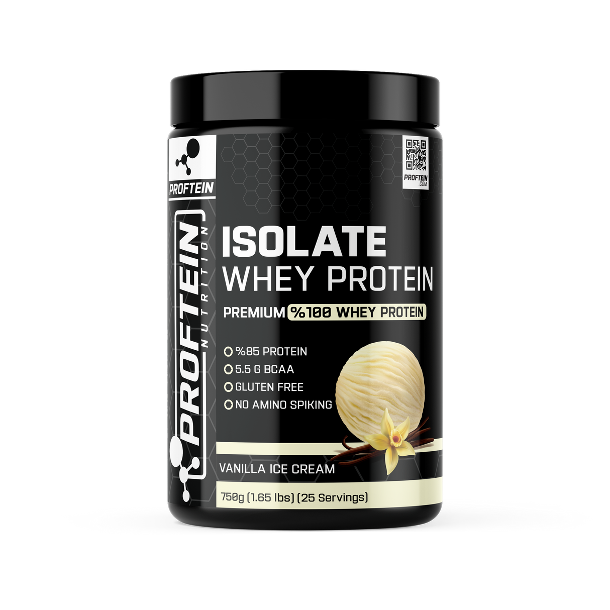 WHEY PROTEIN ISOLATE 750 gr - VANILLA ICE CREAM - protein