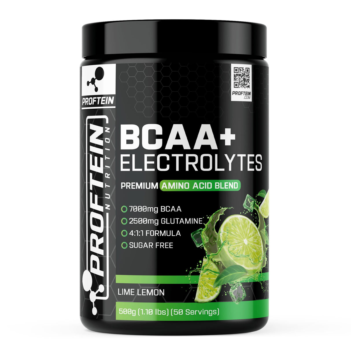 BCAA + ELECTROLYTES 500 g 50 SERVİS - LIME LEMON - amino asit