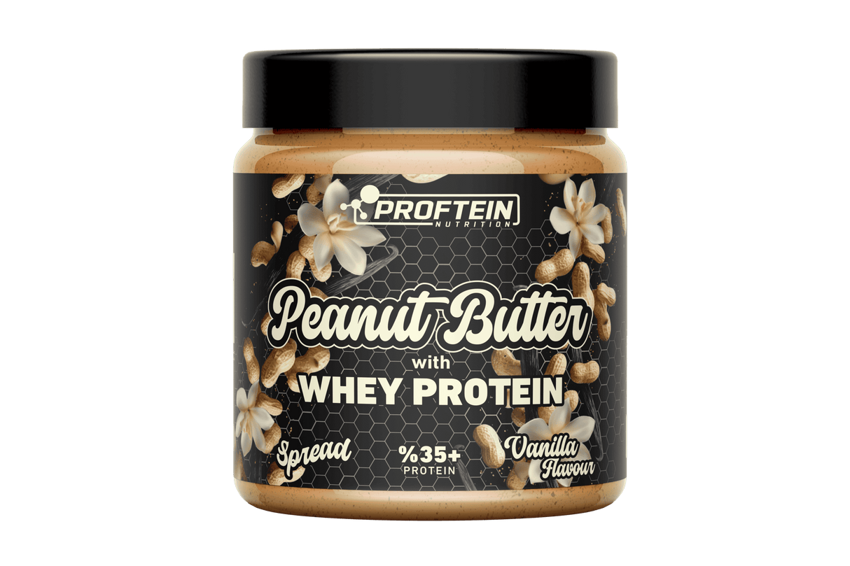PEANUT BUTTER - WHEY PROTEİNLİ FISTIK EZMESİ 300GR - VANİLYA