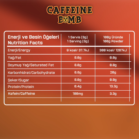 Proftein caffeine bomb hazır kahve 100mg kafein 30 servis