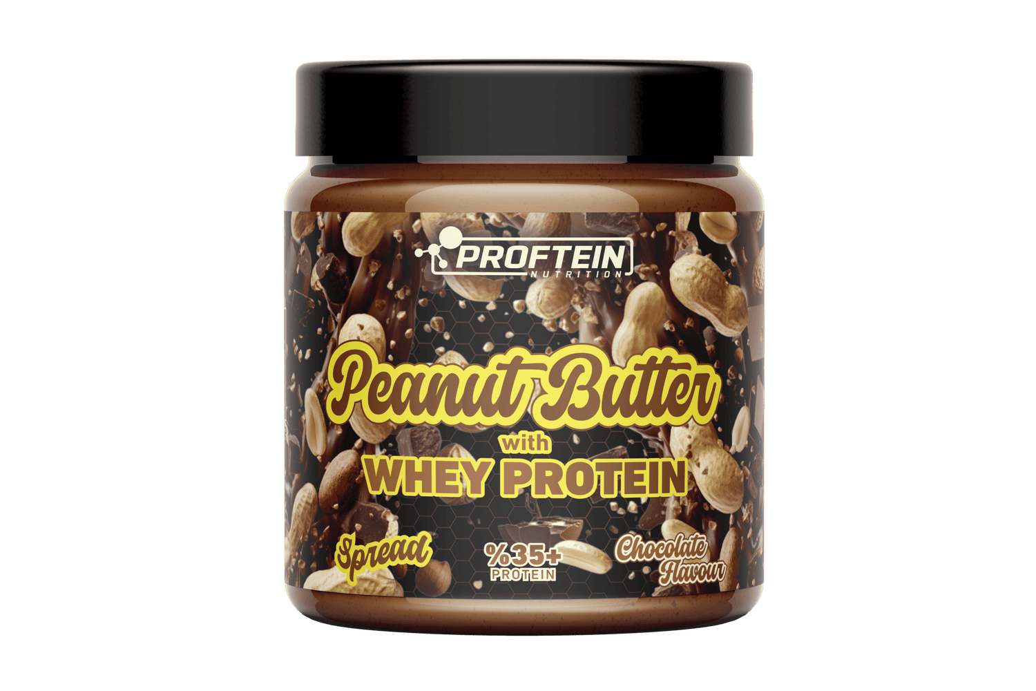 PEANUT BUTTER - WHEY PROTEİNLİ FISTIK EZMESİ 300GR - ÇİKOLATA