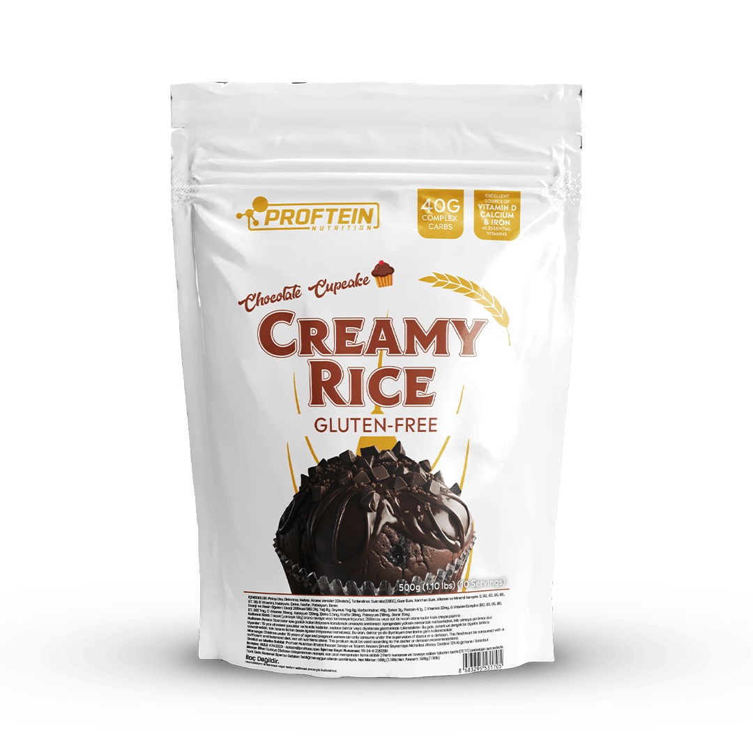 CREAMY RICE 500g - PİRİNÇ KREMASI - CHOCOLATE CUPCAKE - karbonhidrat