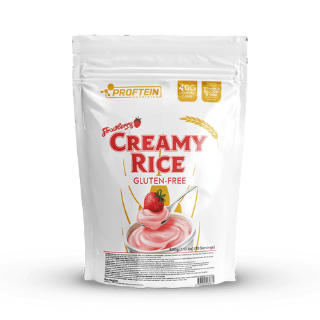 CREAMY RICE 500g - PİRİNÇ KREMASI - STRAWBERRY - karbonhidrat