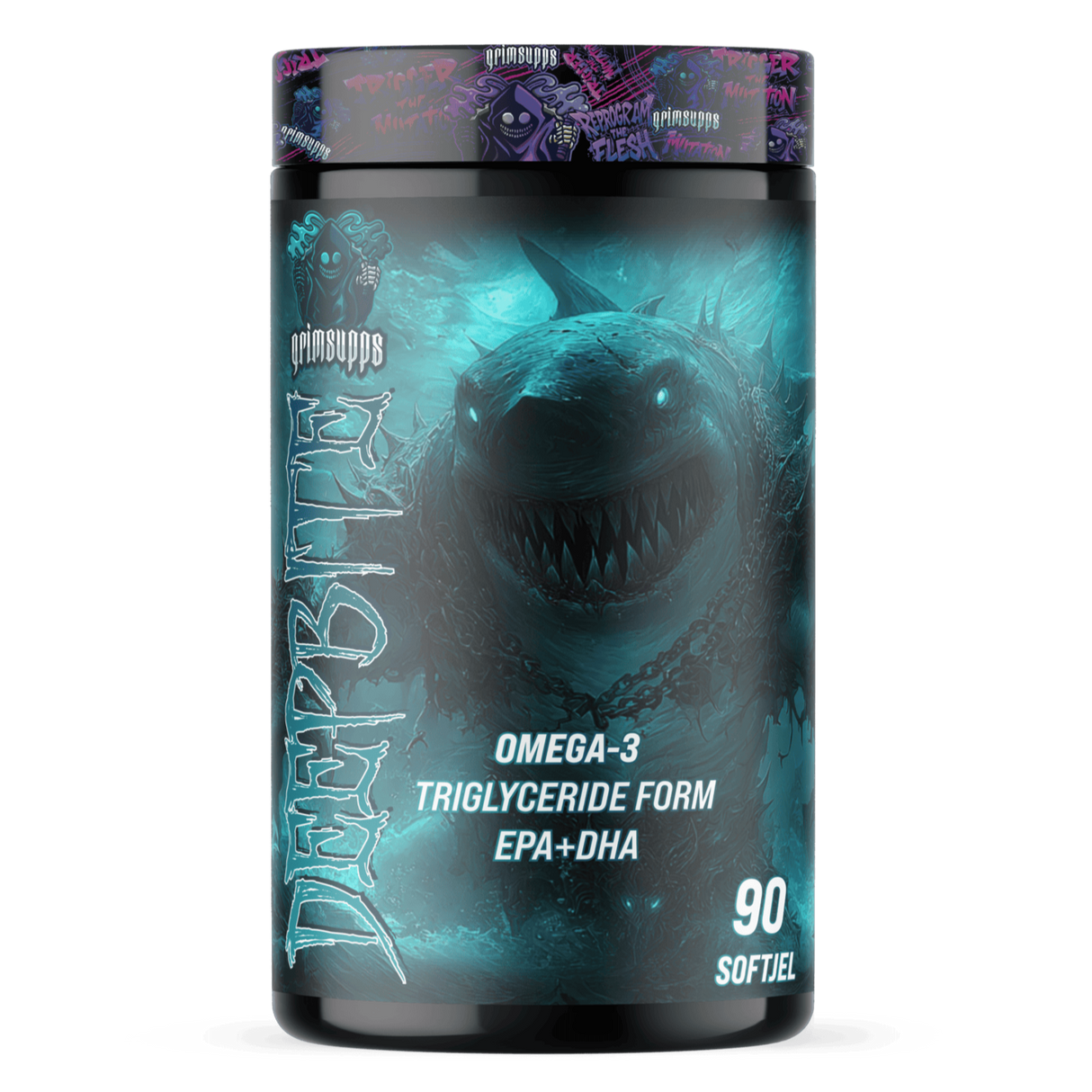 GRIMSUPPS DEEPBITE OMEGA-3 BALIK YAĞI 1000mg 90 Soft Jel