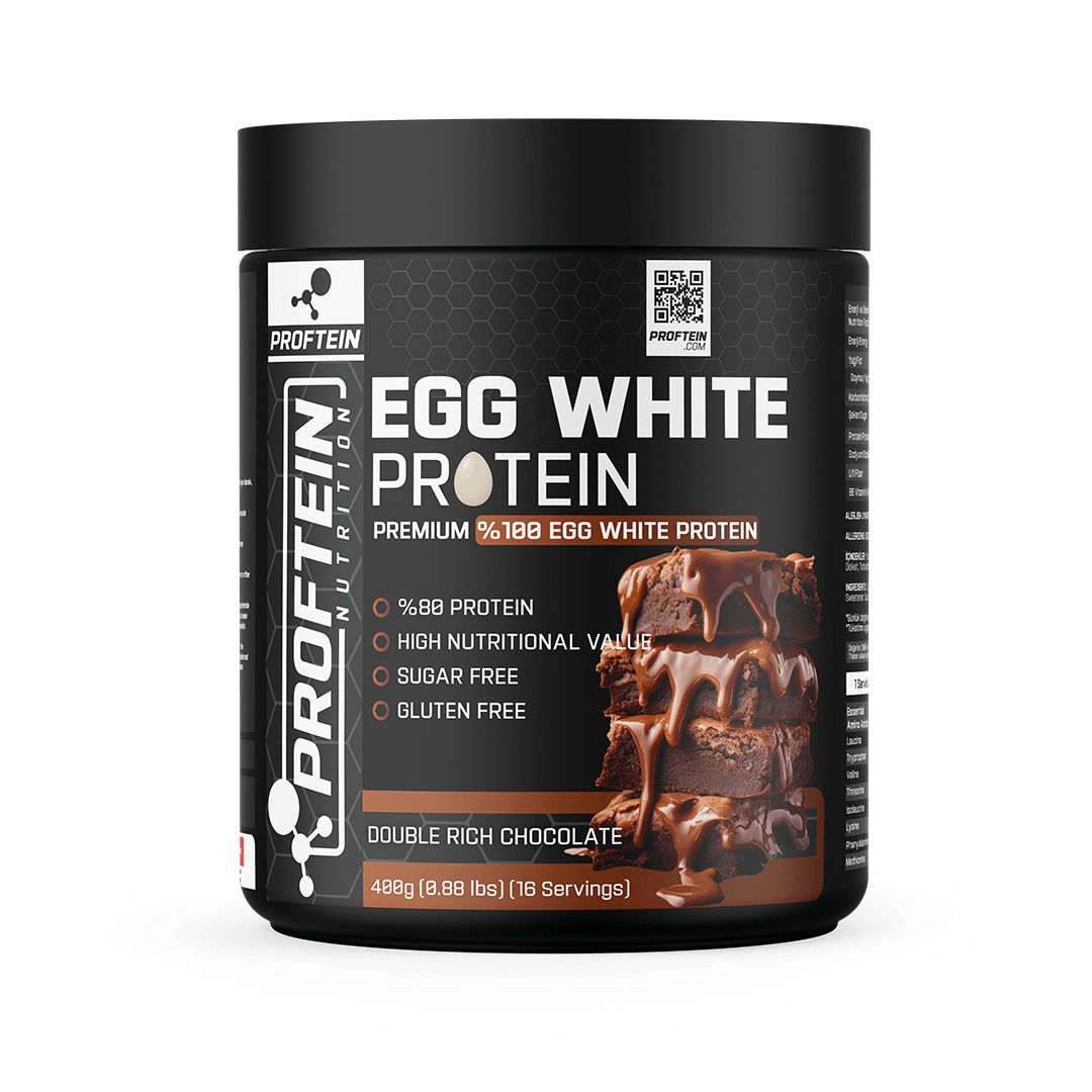 EGG WHITE PROTEIN 400g 16 SERVİS - DOUBLE RICH CHOCOLATE - protein