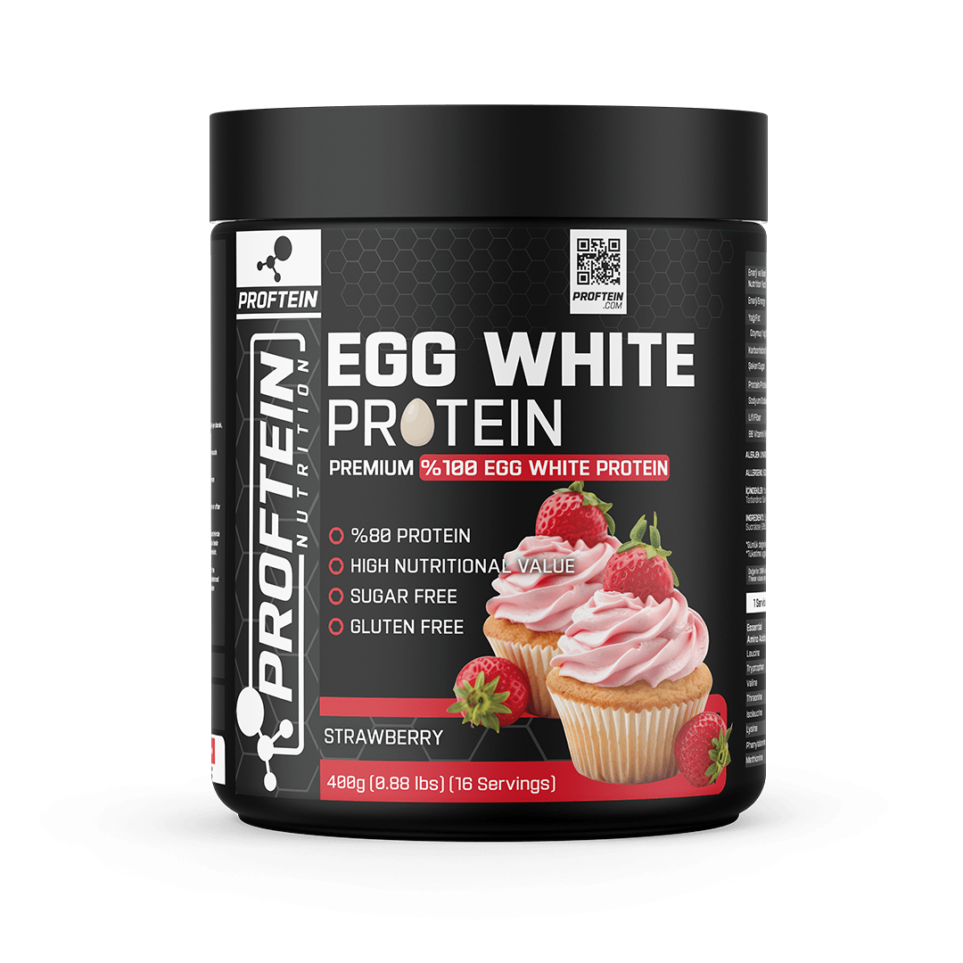 EGG WHITE PROTEIN 400g 16 SERVİS - STRAWBERRY - protein