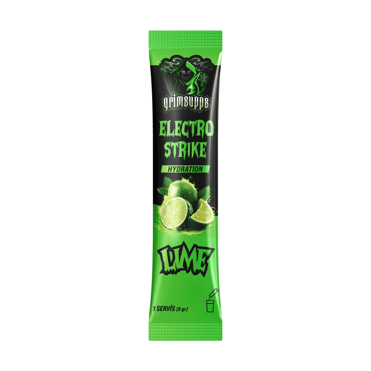 GRIMSUPPS ELECTRO STRIKE HYDRATION - ELEKTROLİT (1 SAŞE) - LIME