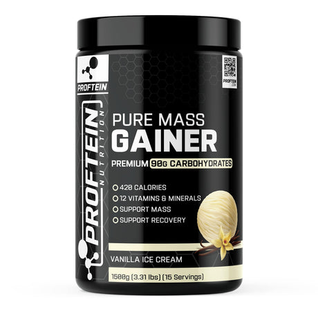 PURE MASS GAINER 1500g 15 SERVİS - VANILLA ICE CREAM