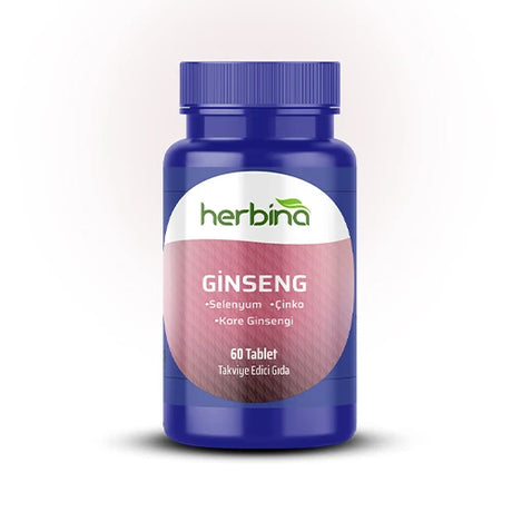 Herbi̇na kore ginseng selenyum çinko 60 tablet