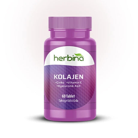 Herbi̇na kolajen hyaluronik asit 60 tablet