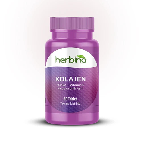 Herbi̇na kolajen hyaluronik asit 60 tablet