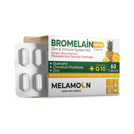 Melamoon Bromelain 500 Mg 60 Kapsül