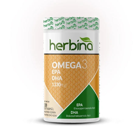 Herbi̇na omega 3 120 softjel balık yağı