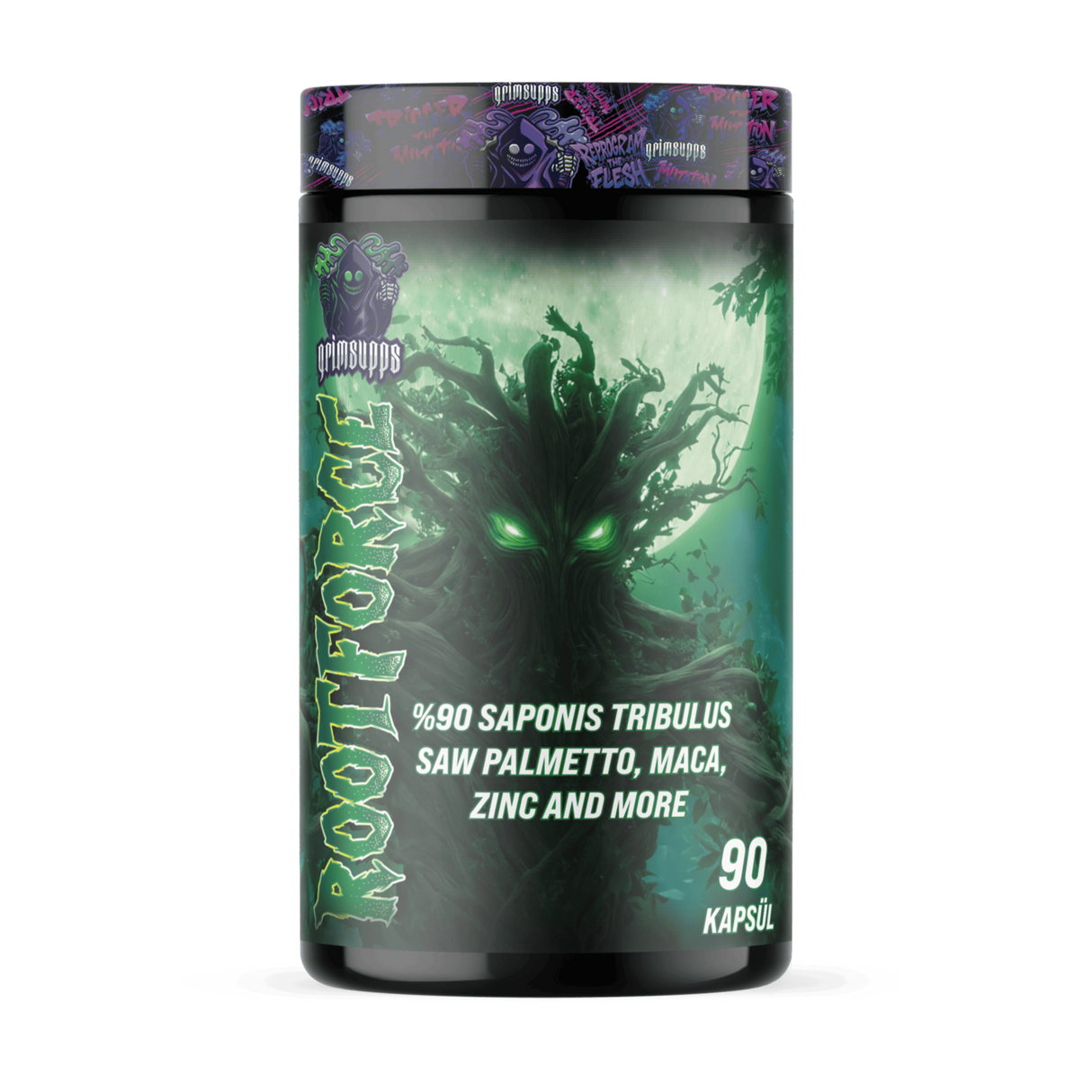 GRIMSUPPS ROOTFORGE TRIBULUS, SAW PALMETTO 90 KAPSÜL