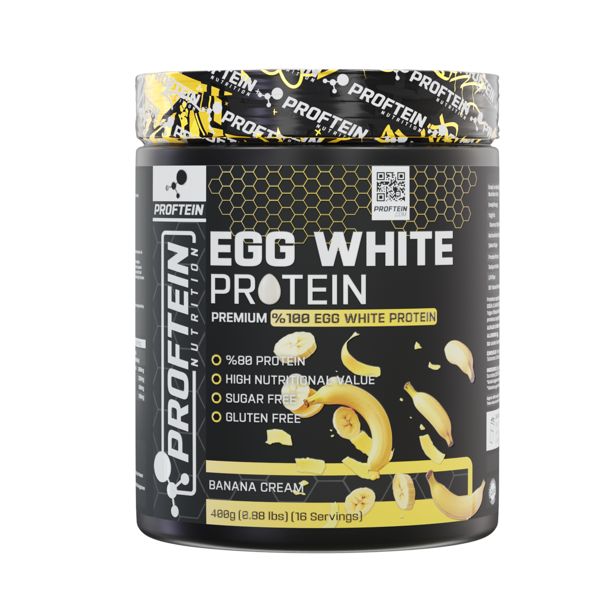 EGG WHITE PROTEIN 400g 16 SERVİS